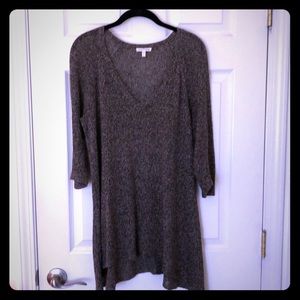 Eileen Fisher loose knit tunic. M